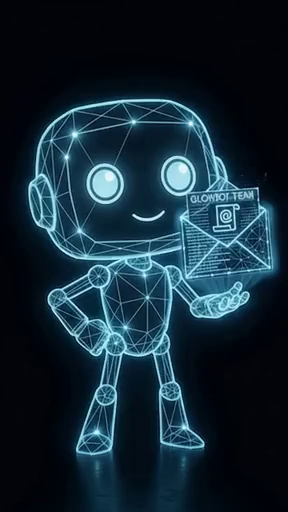 Glowing Robot Contact
