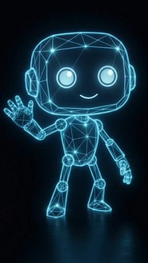 Glowing Robot